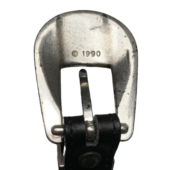 VINTAGE 1990 Native American Leather Animal Spirit Totem Belt - Picture 10 of 10